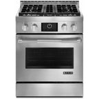  JennAir 30-inch Freestanding Gas Range with MultiMode® Convection JGRP430WP IMAGE 1
