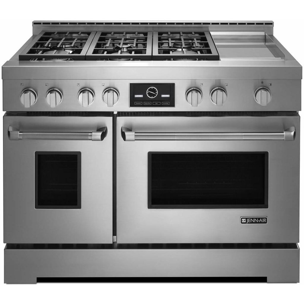  JennAir 48-inch Freestanding Gas Range with MultiMode® Convection JGRP548WP IMAGE 1