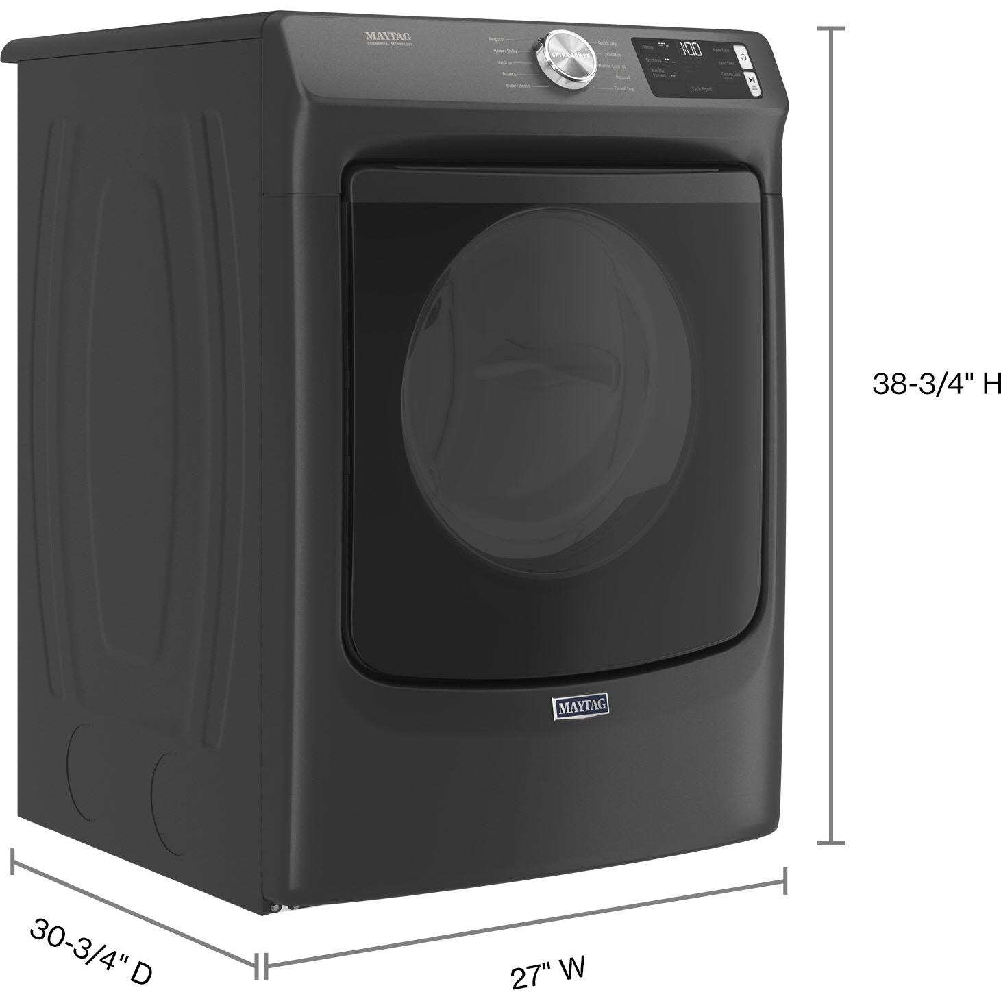 Maytag 7.3 cu. ft. Gas Dryer with Maytag® Commercial Technology MGD5630MBK IMAGE 6