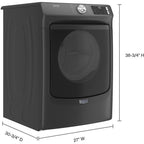  Maytag 7.3 cu. ft. Gas Dryer with Maytag® Commercial Technology MGD6630MBK IMAGE 4