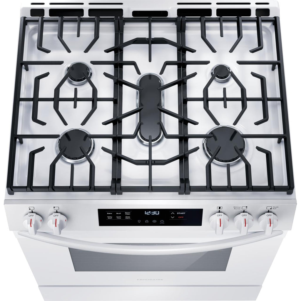  Frigidaire 30-inch Freestanding Gas Range FCFG3062AW IMAGE 4
