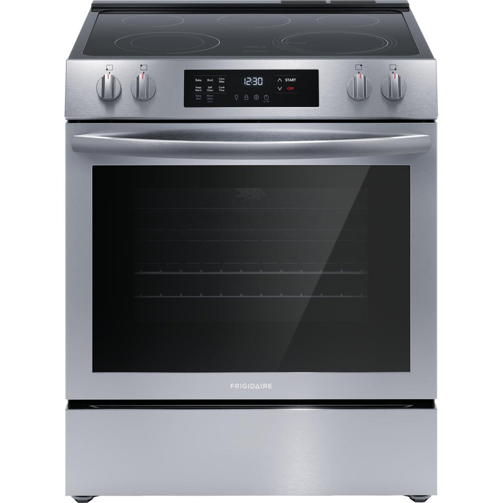  Frigidaire 30-inch Freestanding Electric Range with Convection Technology FCFE3083AS IMAGE 1