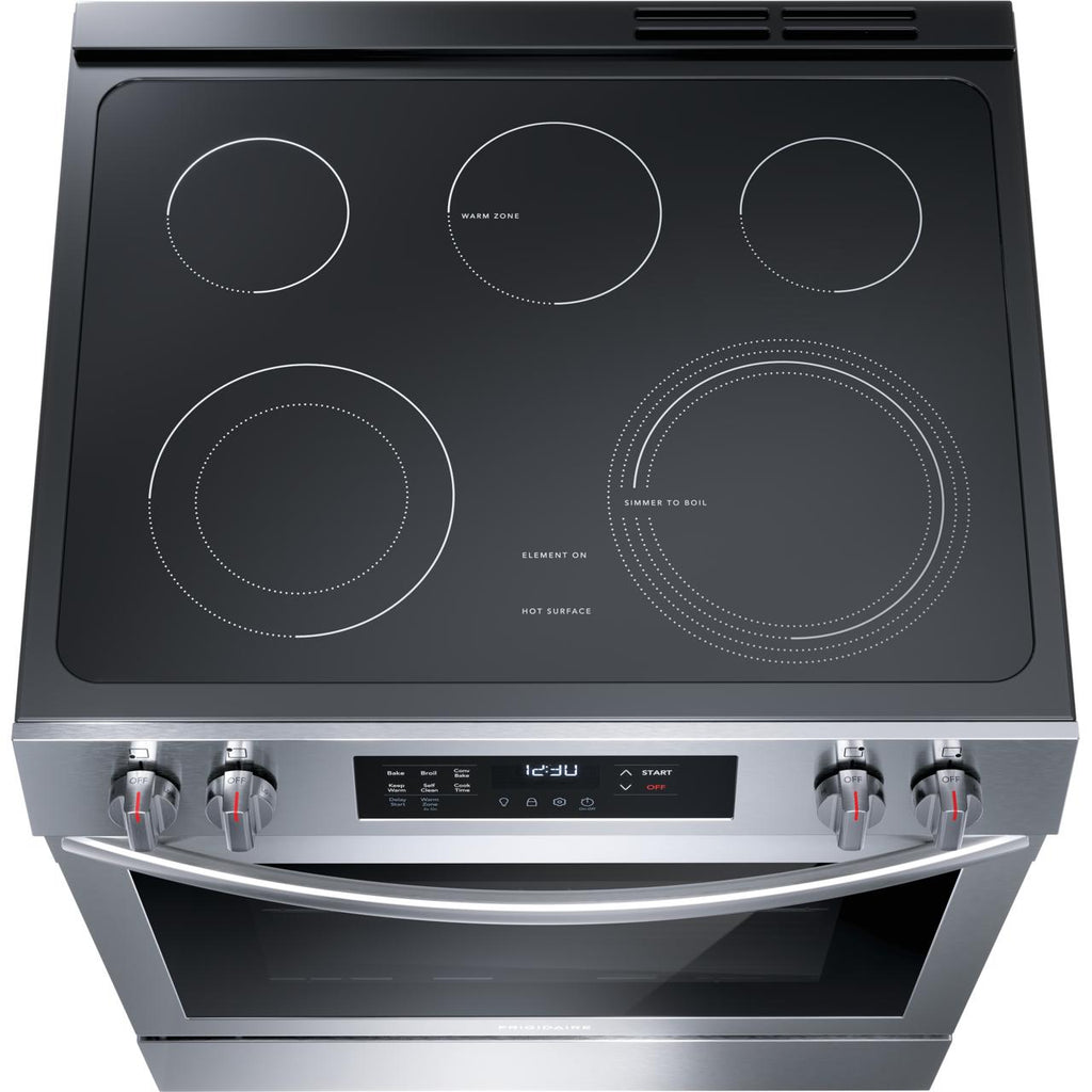  Frigidaire 30-inch Freestanding Electric Range with Convection Technology FCFE3083AS IMAGE 4