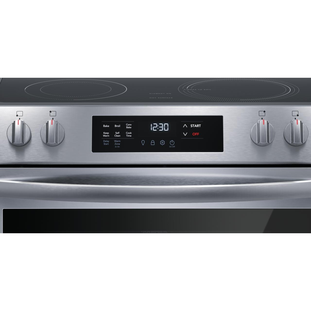  Frigidaire 30-inch Freestanding Electric Range with Convection Technology FCFE3083AS IMAGE 5