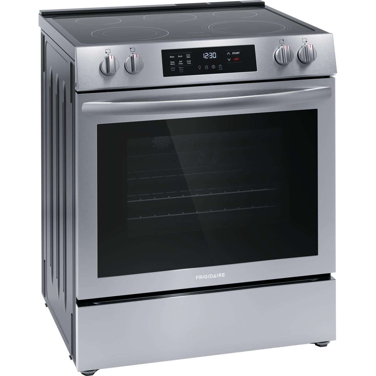  Frigidaire 30-inch Freestanding Electric Range with Convection Technology FCFE3083AS IMAGE 7