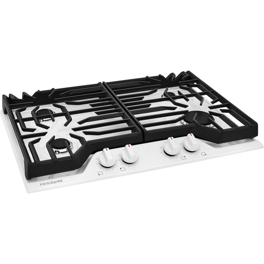 Frigidaire 30-inch Built-In Gas Cooktop FCCG3027AW IMAGE 1