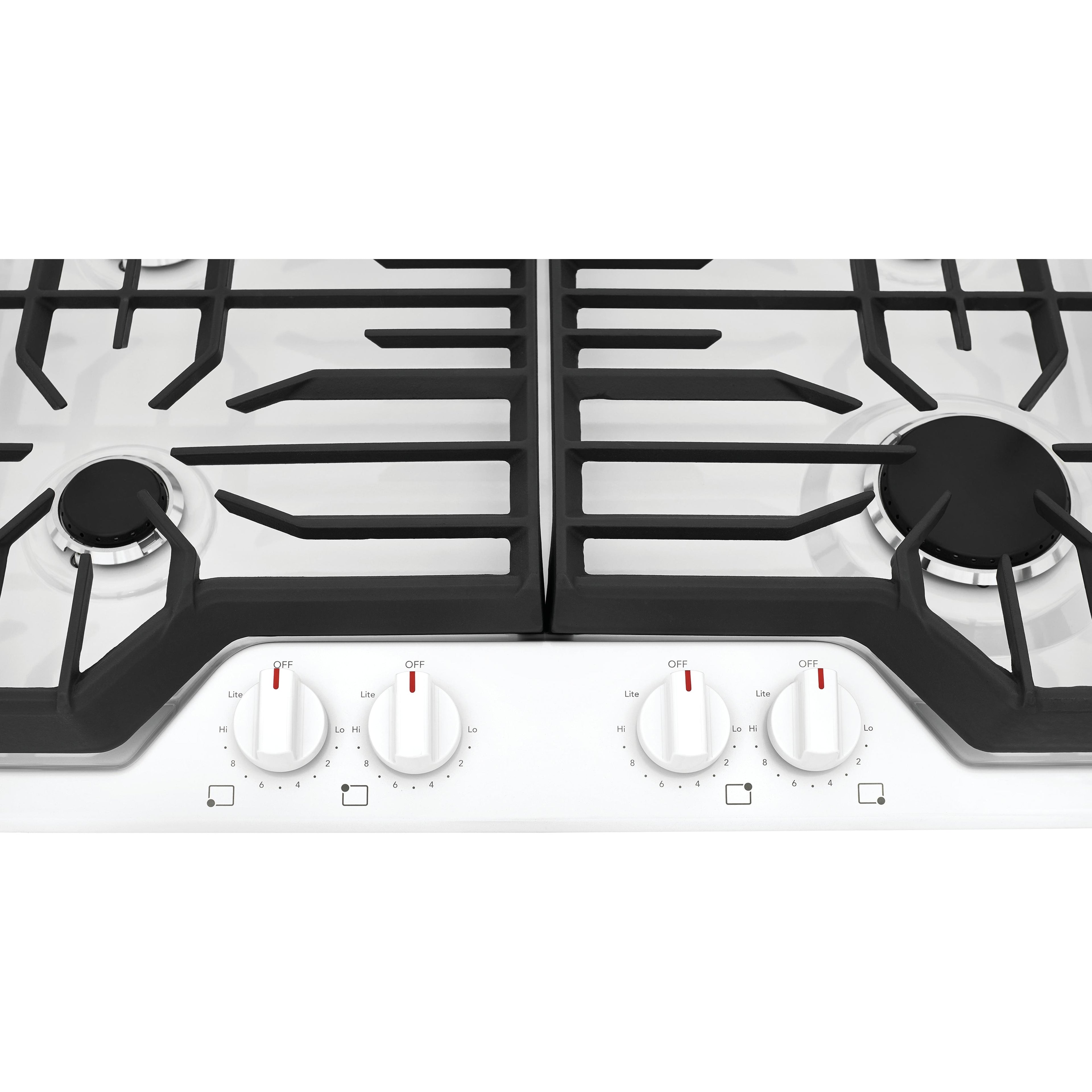  Frigidaire 30-inch Built-In Gas Cooktop FCCG3027AW IMAGE 3