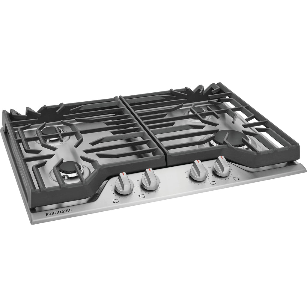  Frigidaire 30-inch Built-In Gas Cooktop FCCG3027AS IMAGE 1