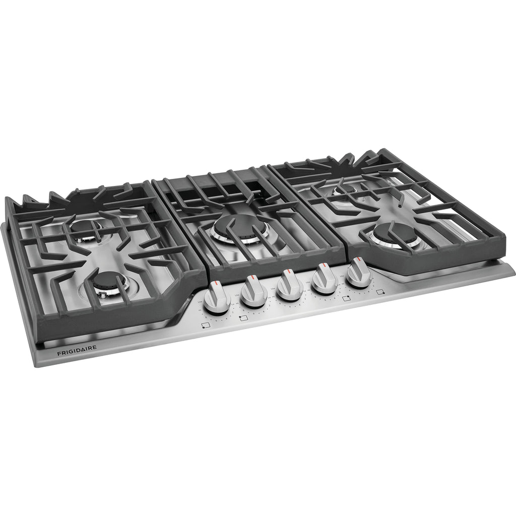  Frigidaire 36-inch Built-In Gas Cooktop FCCG3627AS IMAGE 1
