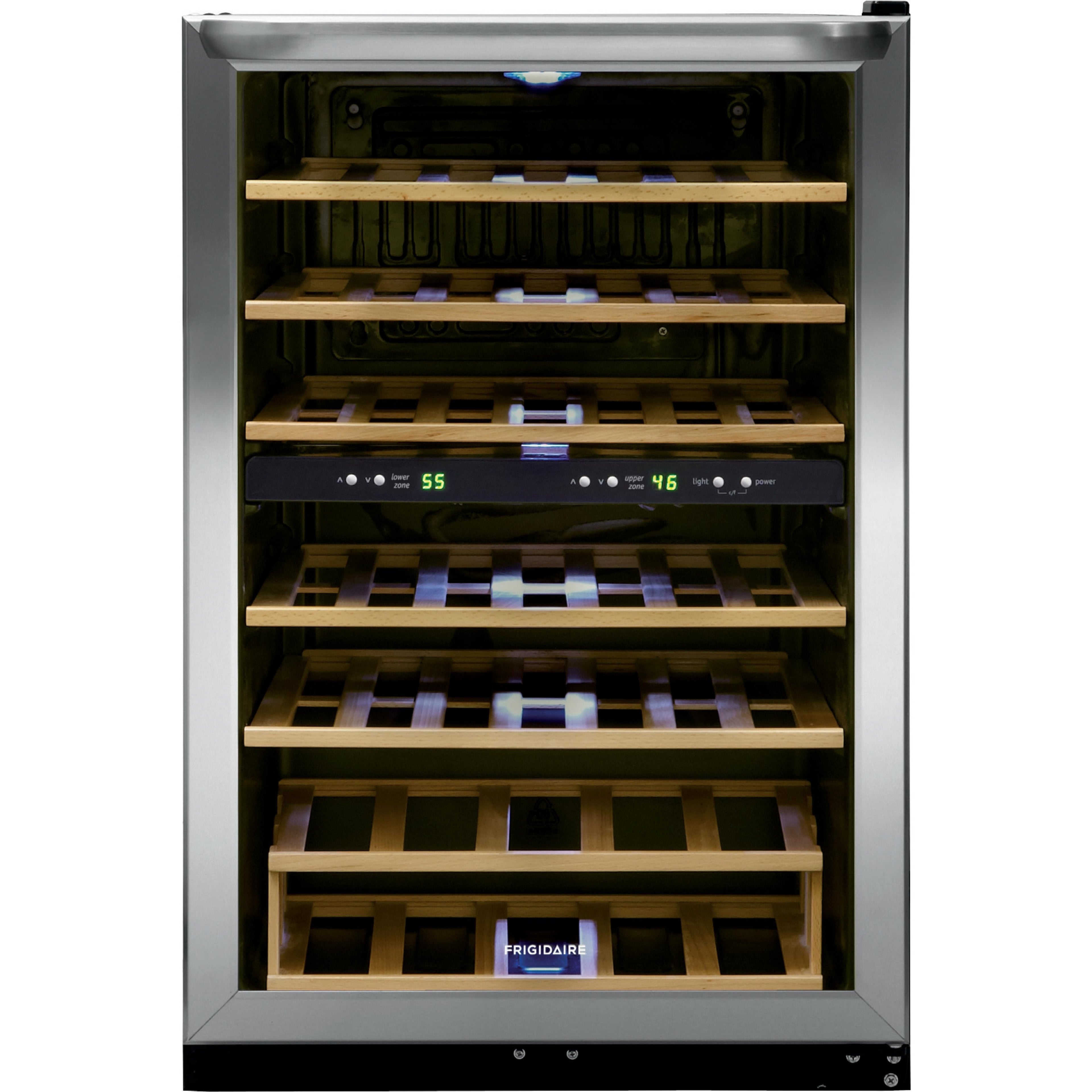  Frigidaire 45-Bottle Wine Cooler with 2 Temperature Zones FRWW4543AS IMAGE 2
