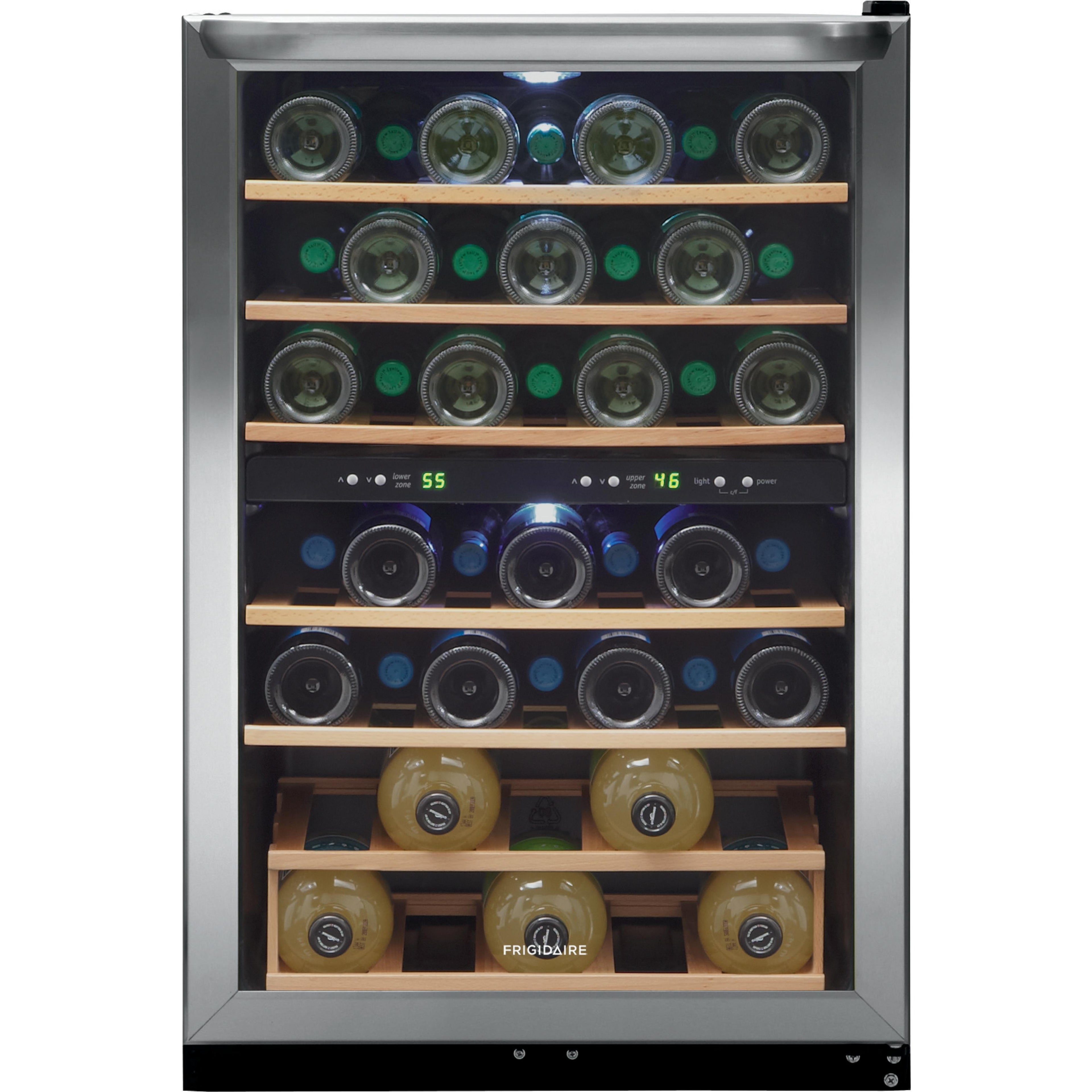  Frigidaire 45-Bottle Wine Cooler with 2 Temperature Zones FRWW4543AS IMAGE 3