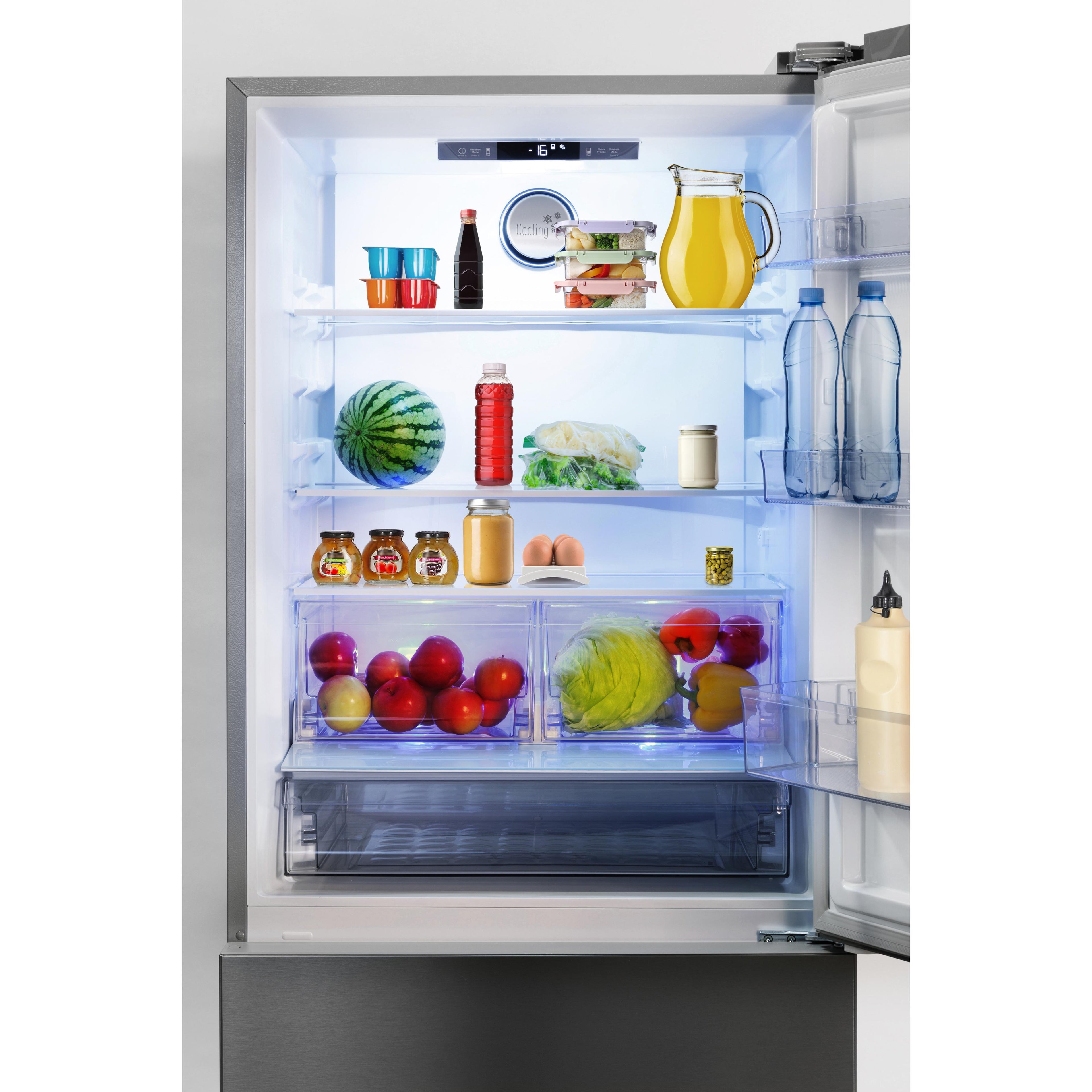  Blomberg 30-inch, 16.1 cu. ft. Counter Depth Bottom Freezer Refrigerator with Frost Free Cooling BRFB21612SS IMAGE 5