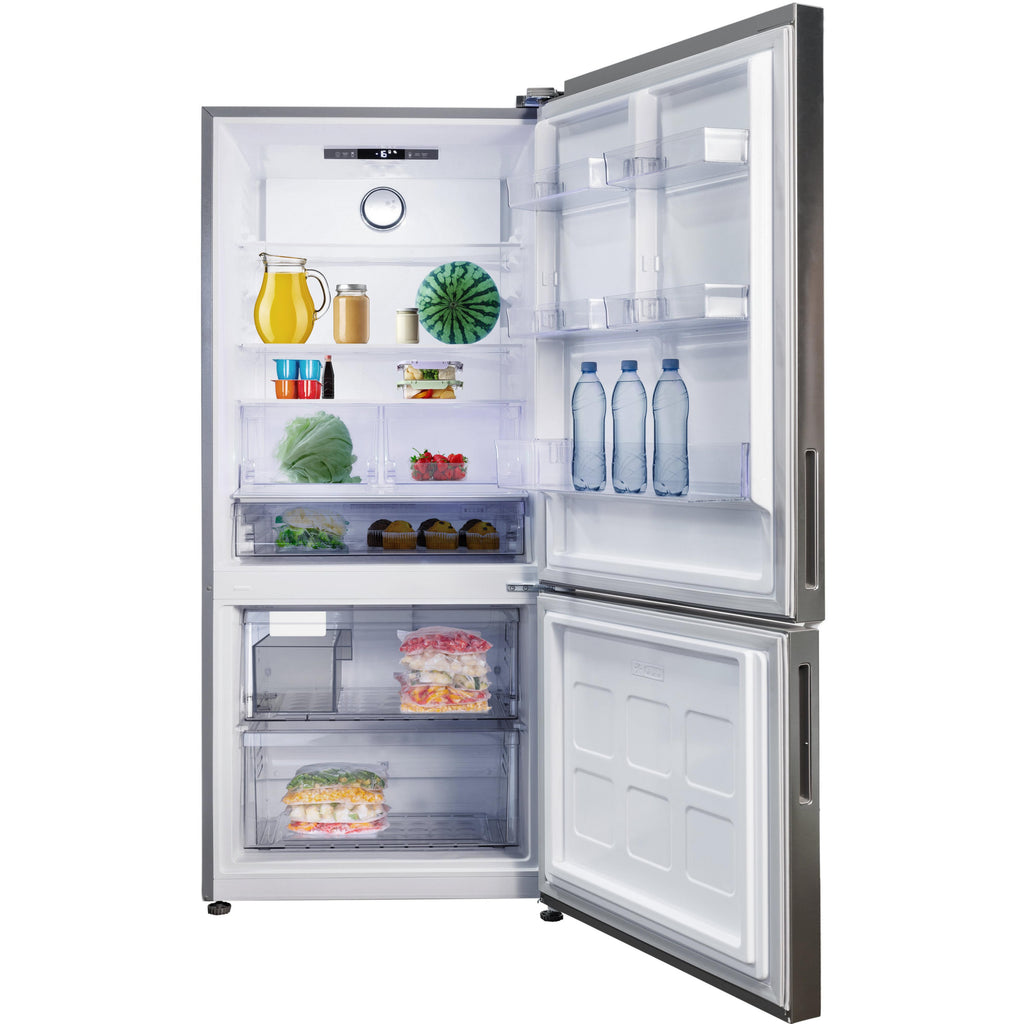  Blomberg 30-inch, 16.1 cu. ft. Counter Depth Bottom Freezer Refrigerator with Frost Free Cooling BRFB21622SS IMAGE 2