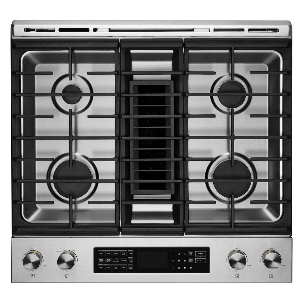  JennAir 30-inch Slide-in Dual Fuel Range with Downdraft Ventilation JDS1750ML IMAGE 2