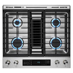  JennAir 30-inch Slide-in Dual Fuel Range with Downdraft Ventilation JDS1750ML IMAGE 3