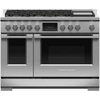  Fisher & Paykel 48-inch, Freestanding Dual Fuel Range with True convection Technology RDV3-486GD-N IMAGE 1