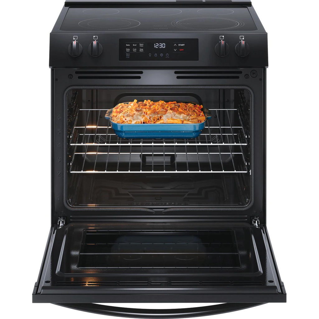 Frigidaire 30-inch Freestanding Electric Range with EvenTemp™ FCFE3062AB IMAGE 2