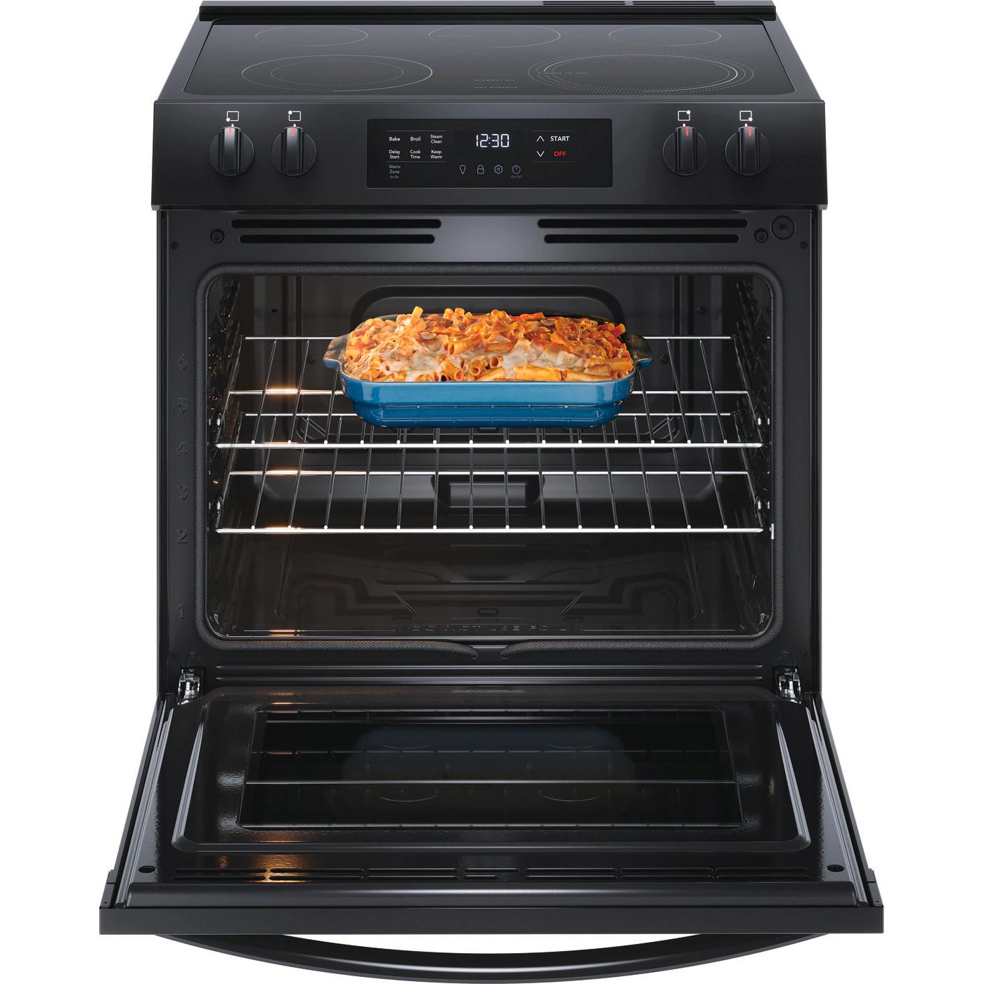  Frigidaire 30-inch Freestanding Electric Range with EvenTemp™ FCFE3062AB IMAGE 2