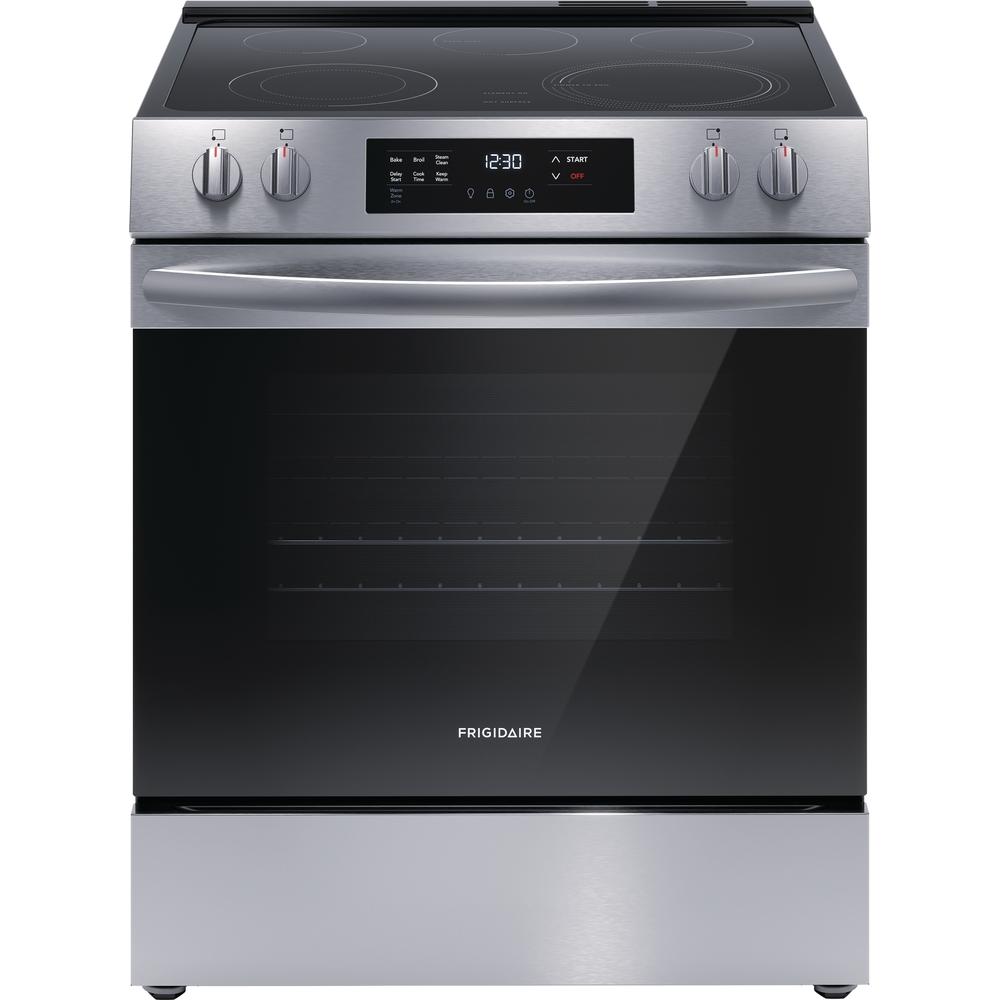  Frigidaire 30-inch Freestanding Electric Range with EvenTemp™ FCFE3062AS IMAGE 1