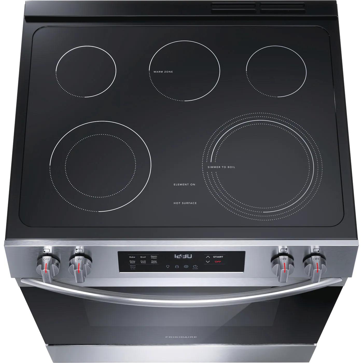  Frigidaire 30-inch Freestanding Electric Range with EvenTemp™ FCFE3062AS IMAGE 4