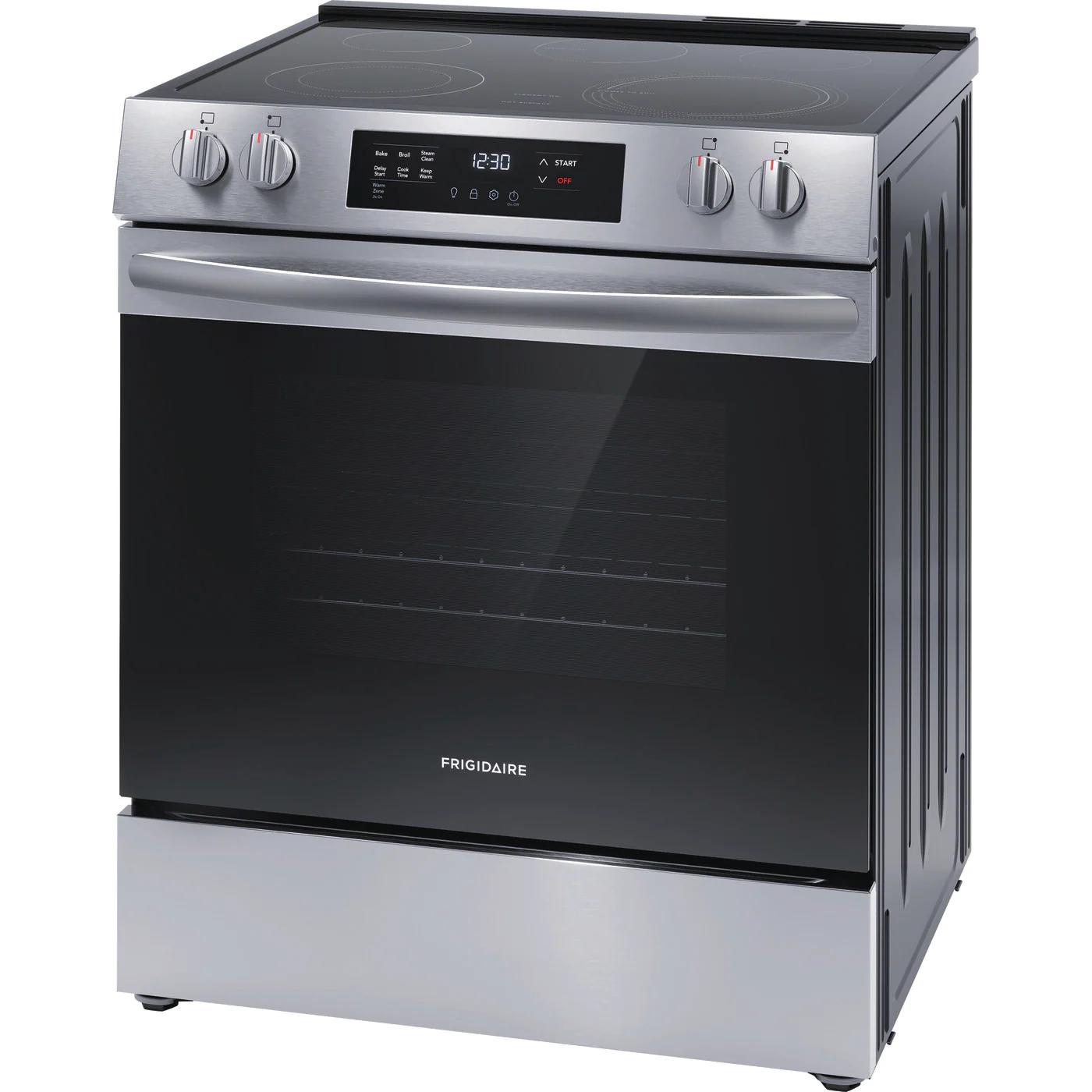  Frigidaire 30-inch Freestanding Electric Range with EvenTemp™ FCFE3062AS IMAGE 6