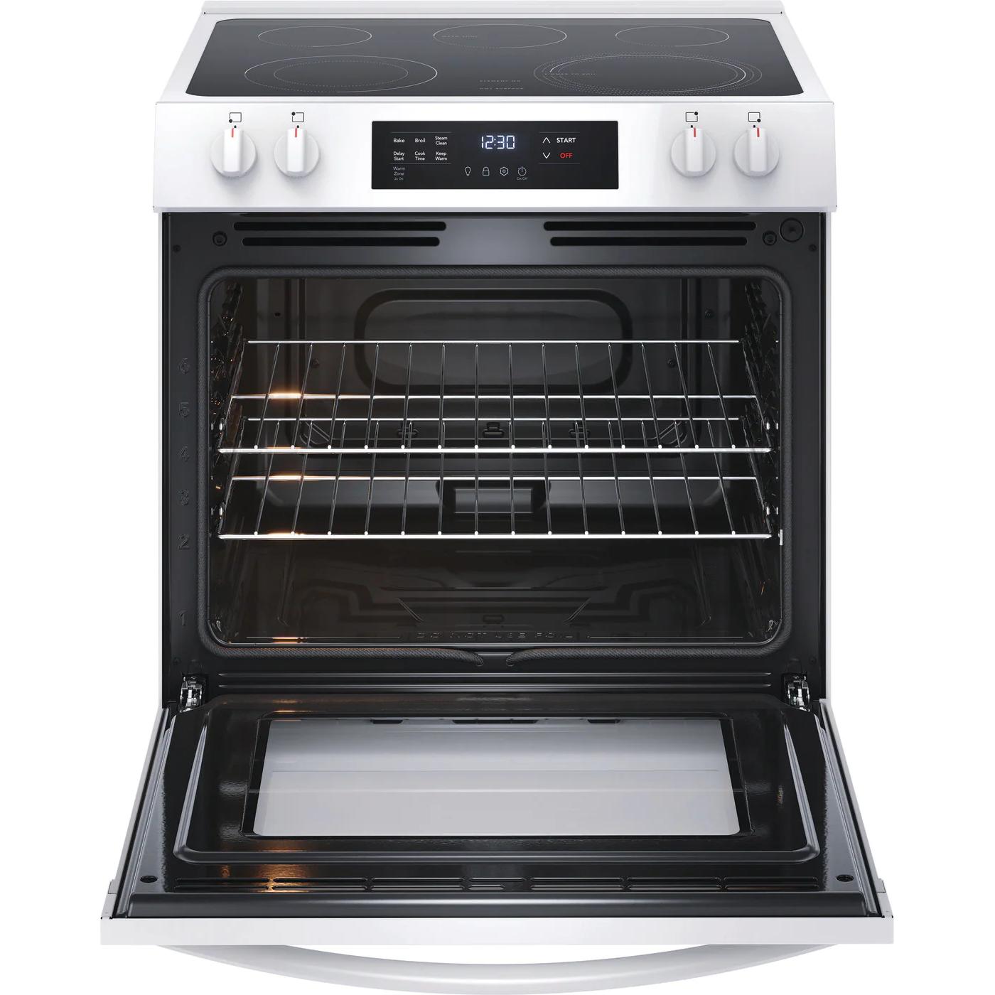  Frigidaire 30-inch Freestanding Electric Range with EvenTemp™ FCFE3062AW IMAGE 3