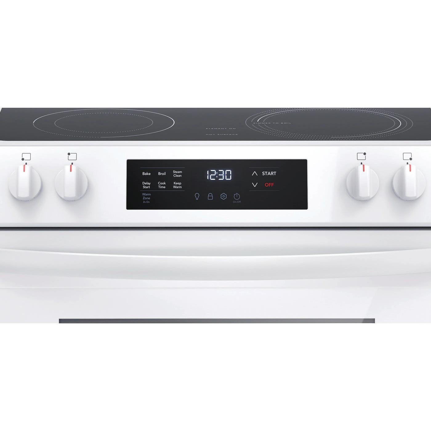  Frigidaire 30-inch Freestanding Electric Range with EvenTemp™ FCFE3062AW IMAGE 5