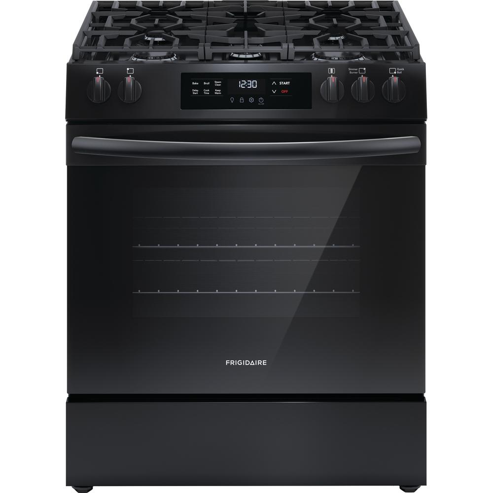  Frigidaire 30-inch Freestanding Gas Range FCFG3062AB IMAGE 1