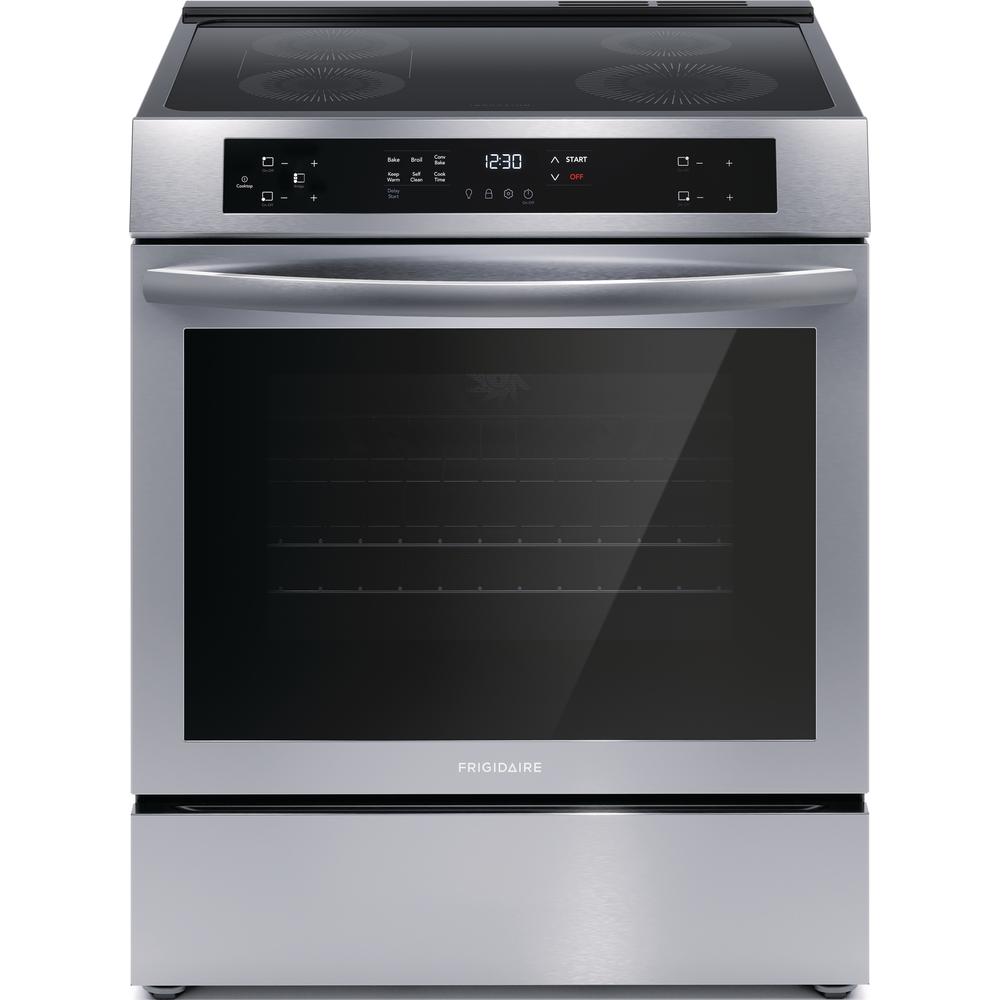  Frigidaire 30-inch Freestanding Electric Ranger with Convection Technology FCFI3083AS IMAGE 1