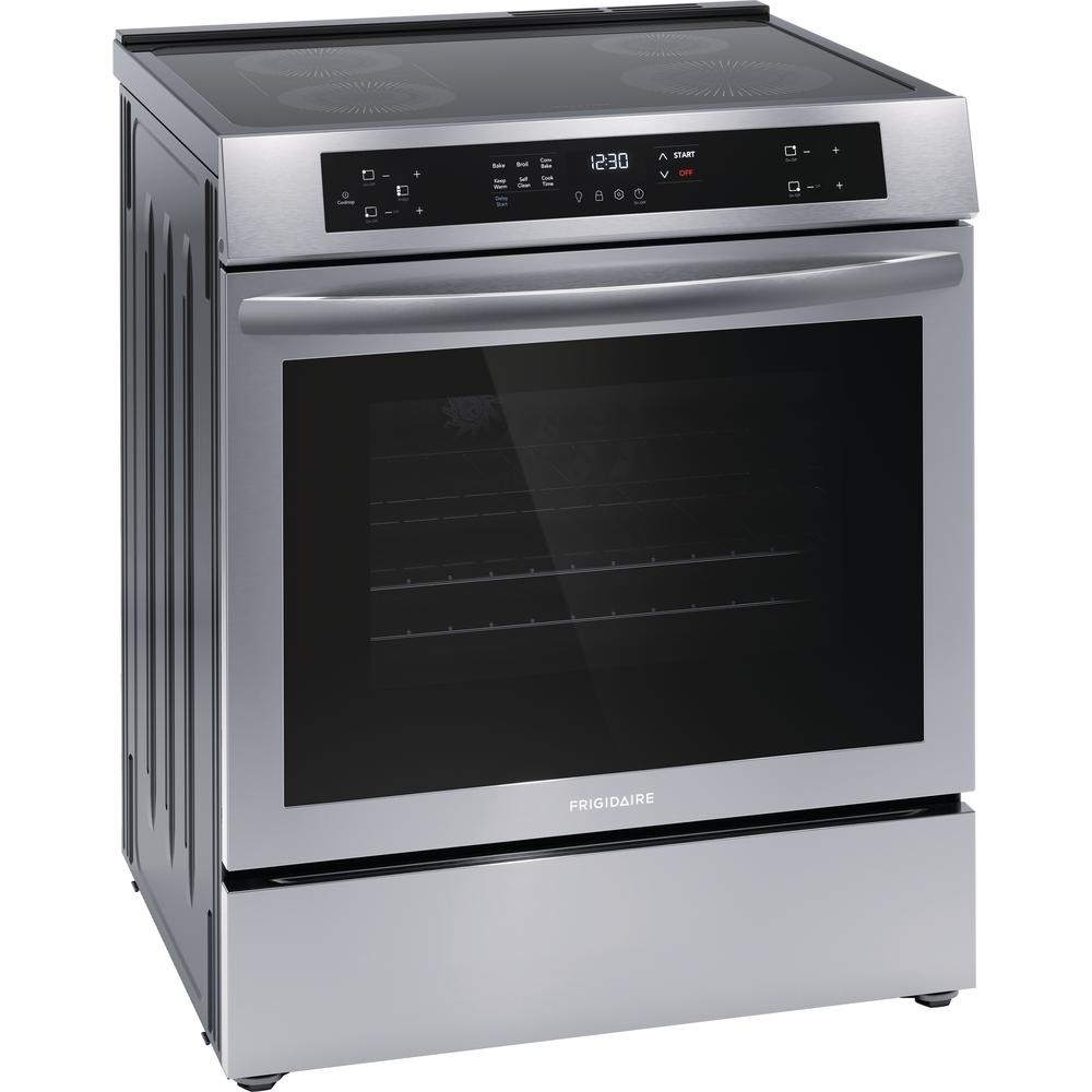  Frigidaire 30-inch Freestanding Electric Ranger with Convection Technology FCFI3083AS IMAGE 4
