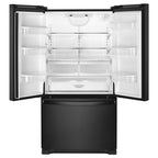  Whirlpool 33-inch, 22.1 cu. ft. Freestanding French 3-Door Refrigerator with Factory Installed Ice Maker WRFF5333PB IMAGE 2