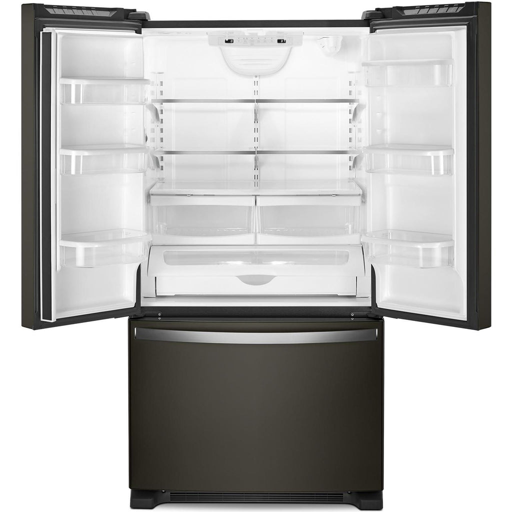  Whirlpool 33-inch, 22.1 cu. ft. Freestanding French 3-Door Refrigerator with Factory Installed Ice Maker WRFF5333PV IMAGE 2