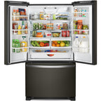  Whirlpool 33-inch, 22.1 cu. ft. Freestanding French 3-Door Refrigerator with Factory Installed Ice Maker WRFF5333PV IMAGE 3