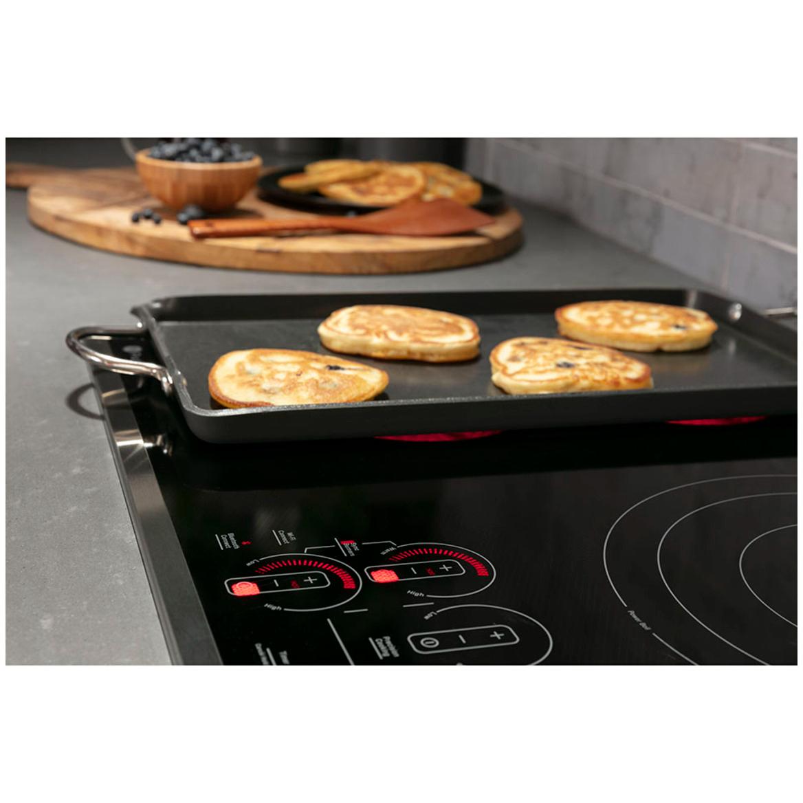  GE Profile 30-inch Built-in Electric Cooktop With Wi-Fi PEP7030DTBB IMAGE 8
