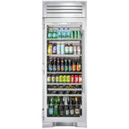  True Residential 20.5 cu. ft. Beverage Column Refrigerator TR-30BEV-L-SG-C IMAGE 1