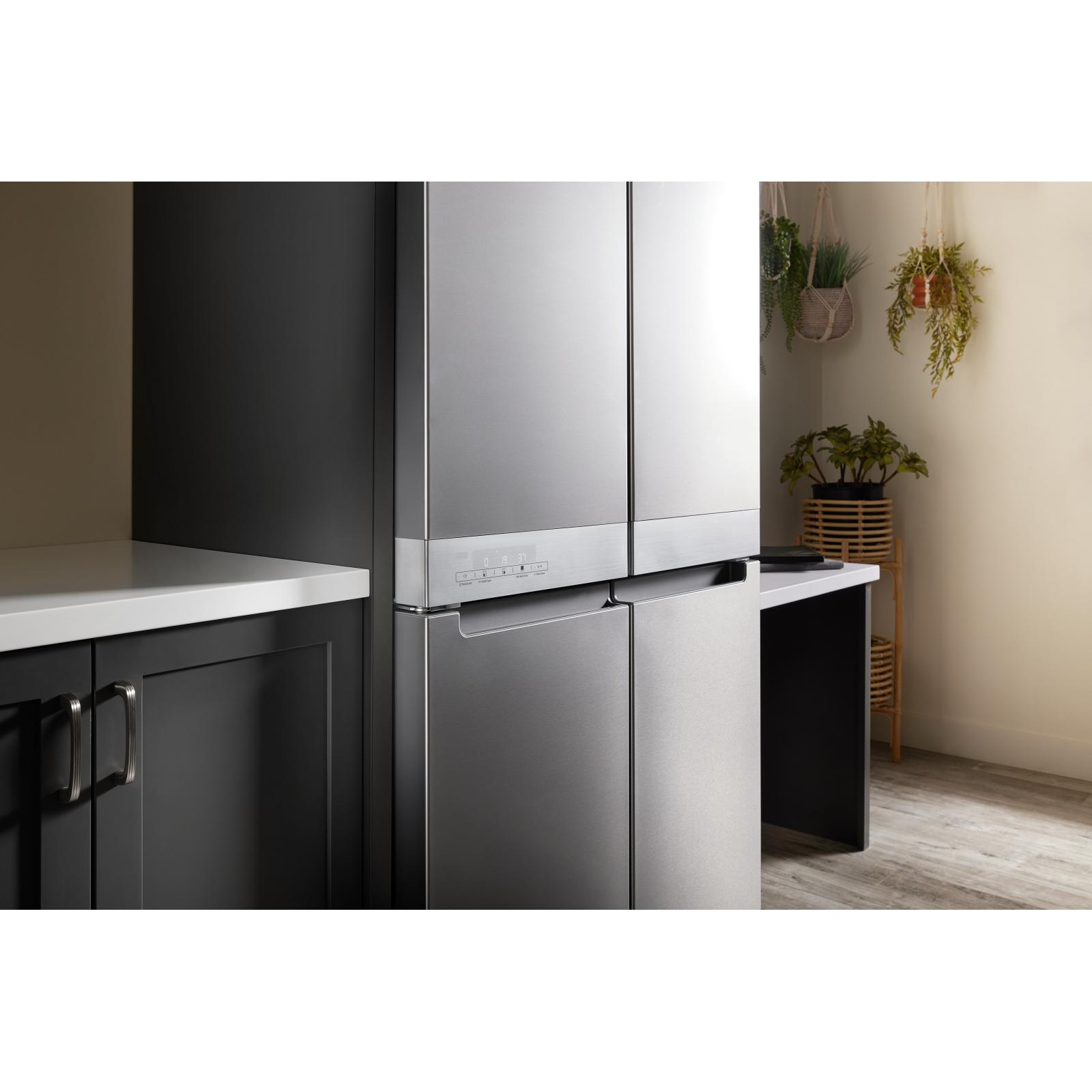  KitchenAid 36-inch, 19.4 cu. ft. Counter-Depth 4-Door Refrigerator with PrintShield™ Finish KRQC506MPS IMAGE 18