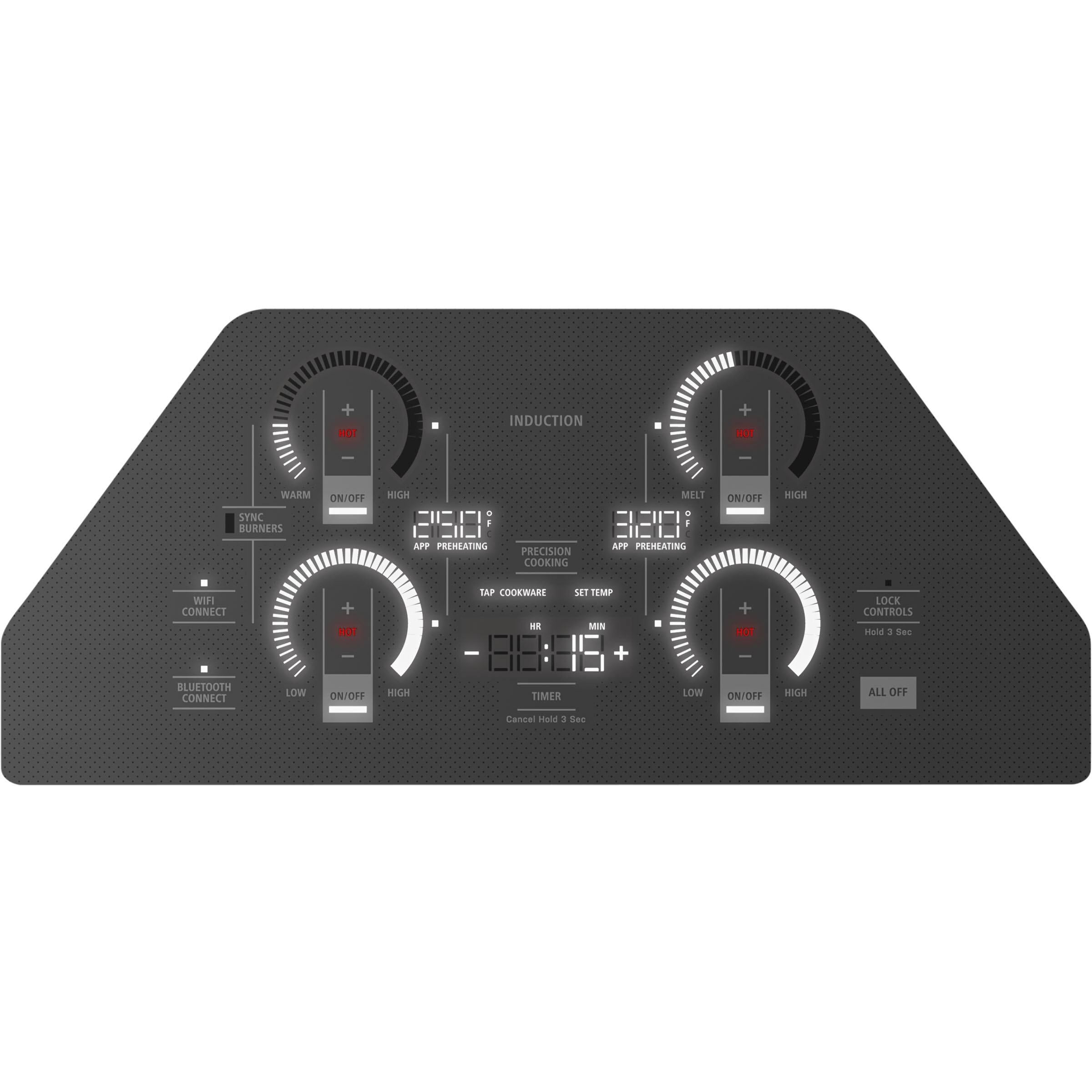  Monogram 30-inch Built-In Induction Cooktop with Wi-Fi Connect ZHU30RDTBB IMAGE 4