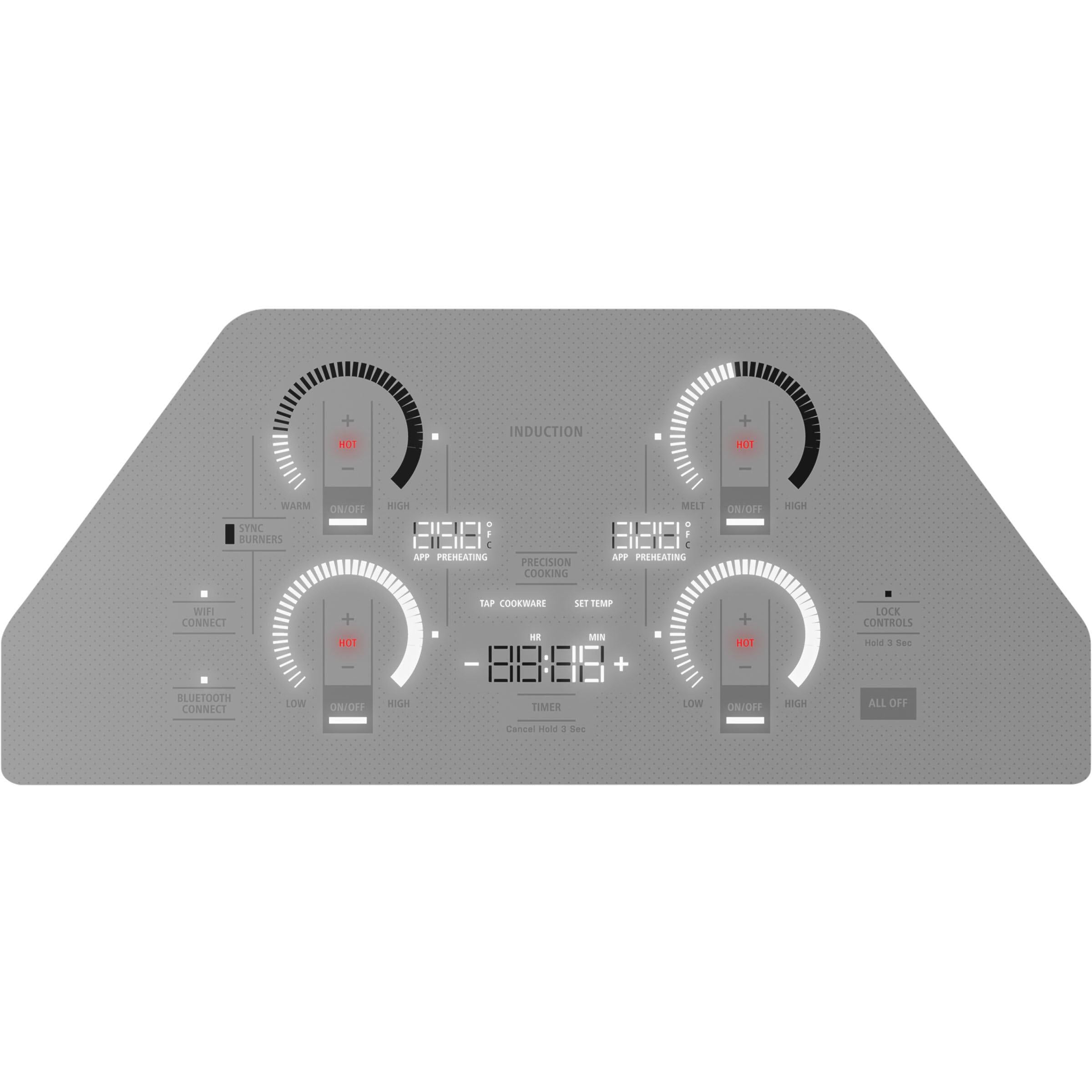  Monogram 30-inch Built-In Induction Cooktop with Wi-Fi Connect ZHU30RSTSS IMAGE 4