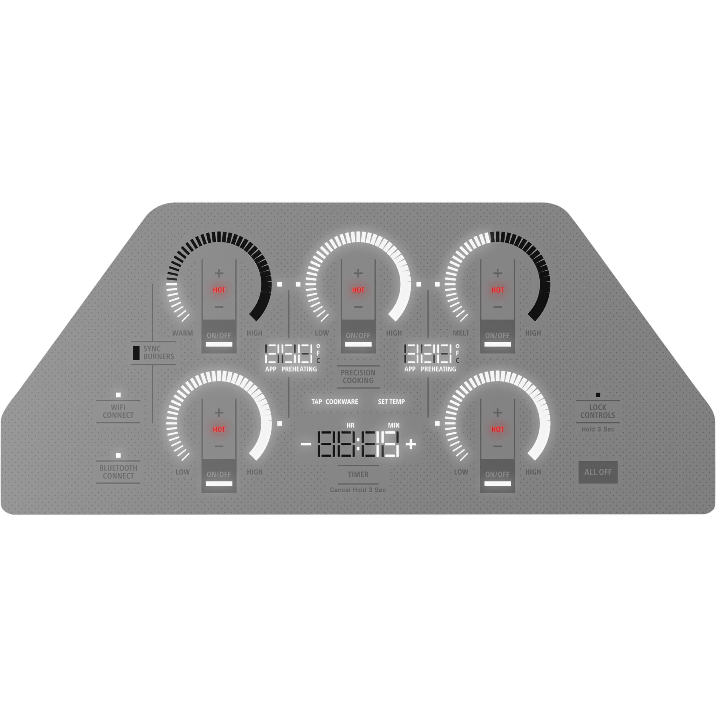  Monogram 36-inch Built-in Induction Cooktop with Wi-Fi Connect ZHU36RSTSS IMAGE 4