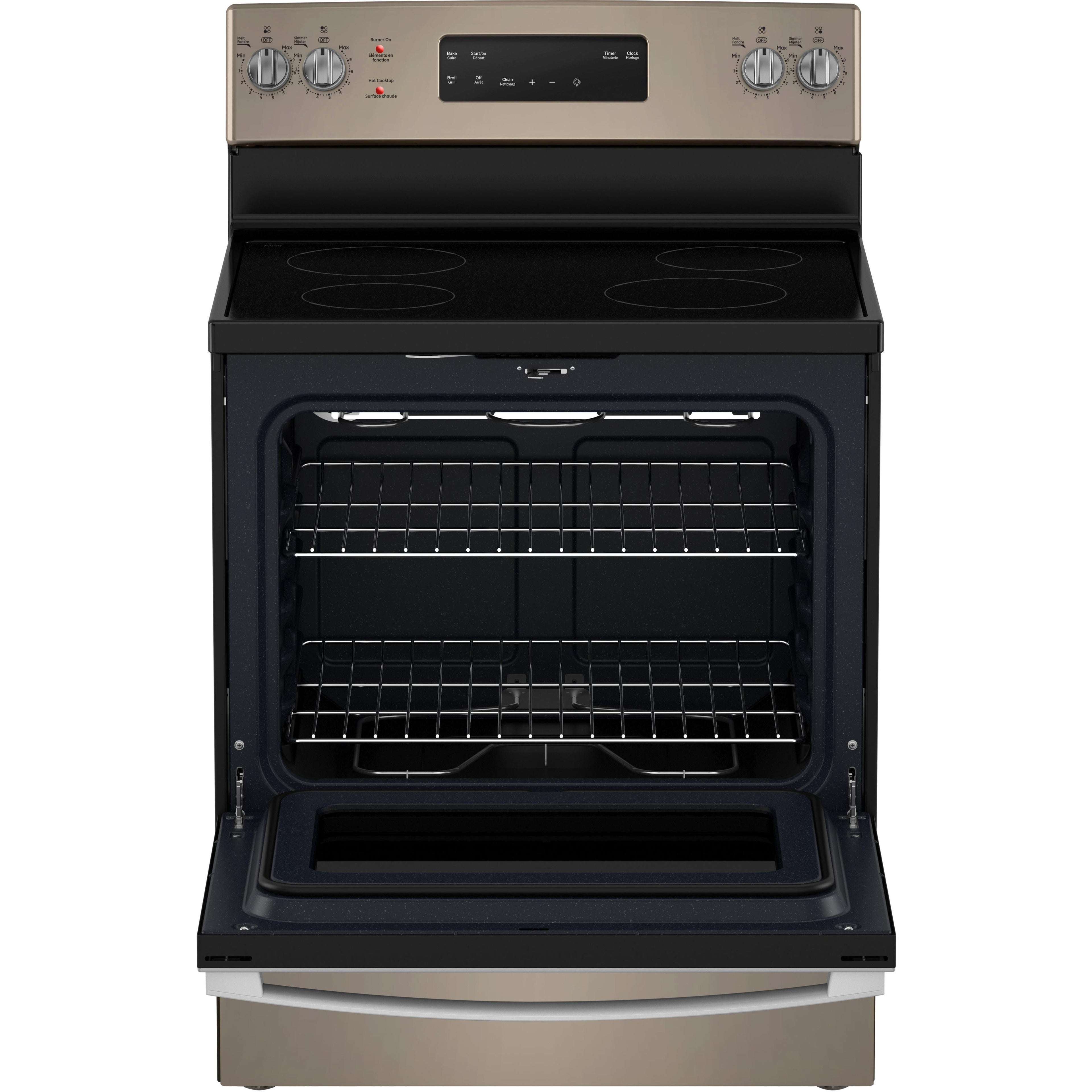  GE 30-inch Freestanding Electric Range JCB630ETES IMAGE 3