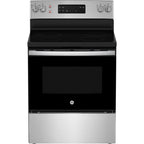  GE 30-inch Freestanding Electric Range JCBS630SVSS IMAGE 1