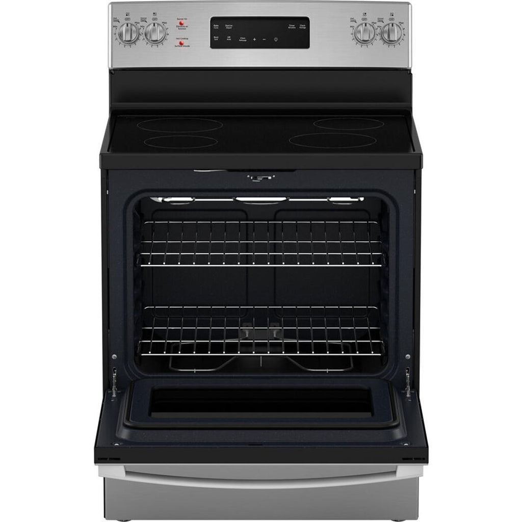  GE 30-inch Freestanding Electric Range JCBS630SVSS IMAGE 4