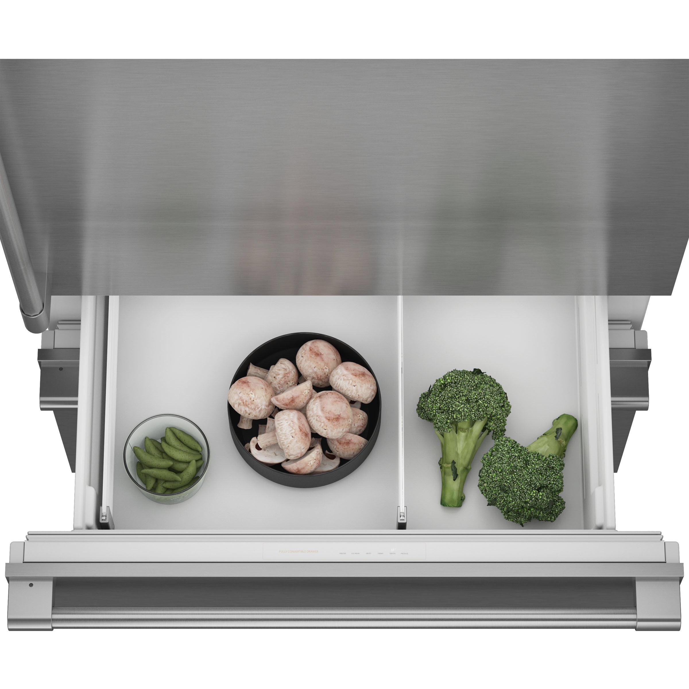  Monogram 36-inch, 20.2 cu. ft. Bottom Freezer Refrigerator with Wi-Fi Connect ZIC363NBVRH IMAGE 5