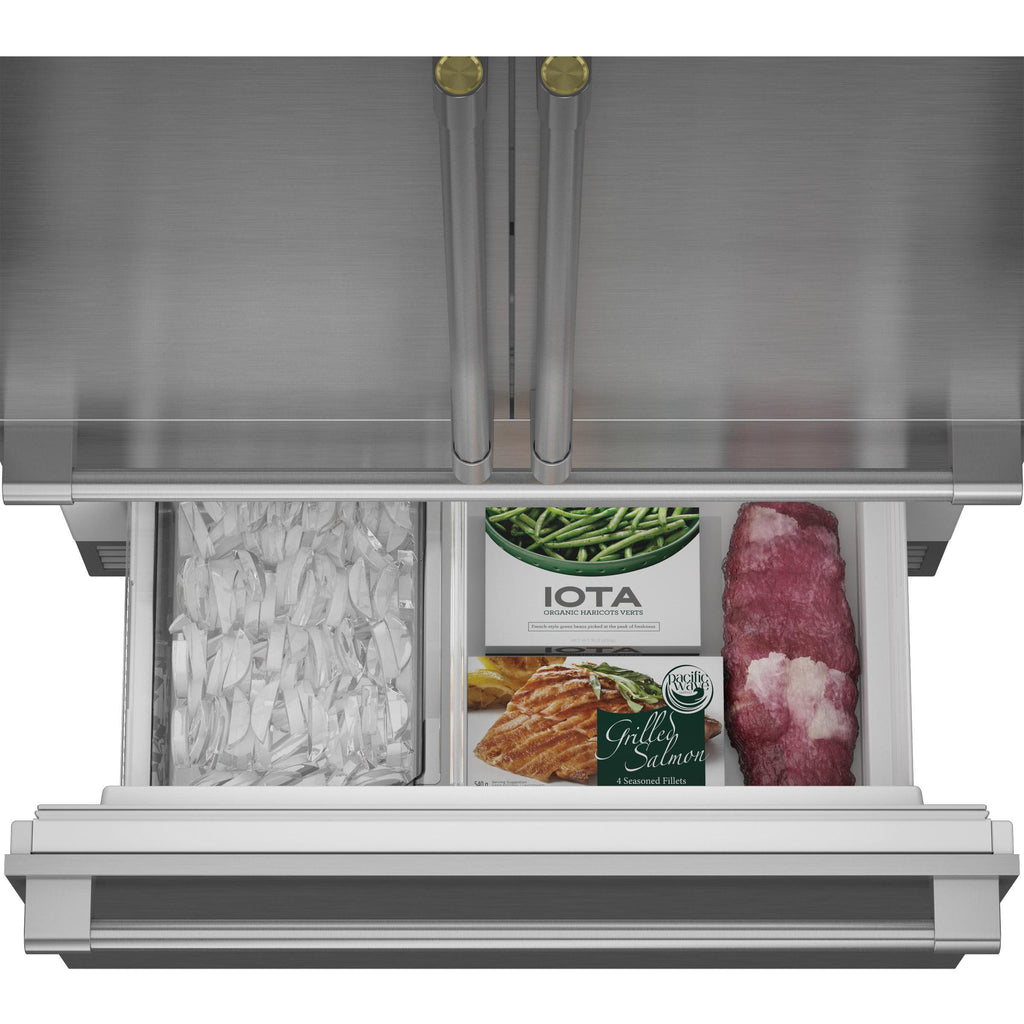  Monogram 36-inch, 20.1 cu. ft. French 4-Door Refrigerator with Wi-Fi Connect ZIP364IPVII IMAGE 6