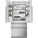  Monogram 36-inch, 20.1 cu. ft. French 4-Door Refrigerator with Wi-Fi Connect ZIP364NBVII IMAGE 3