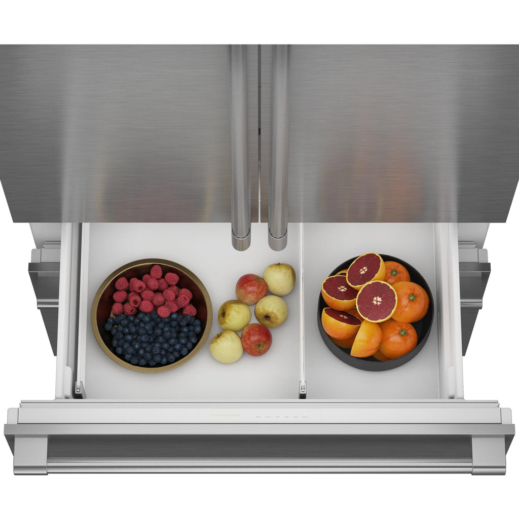  Monogram 36-inch, 20.1 cu. ft. French 4-Door Refrigerator with Wi-Fi Connect ZIP364NBVII IMAGE 4