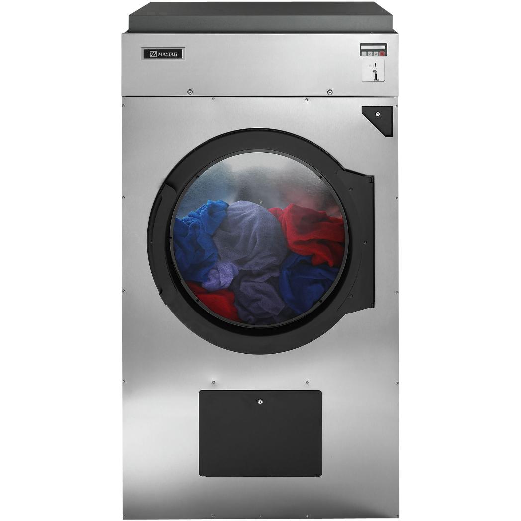  Maytag Commercial Laundry Multi-Load Gas Front Loading Commercial Dryer MDG76PCCWS IMAGE 1