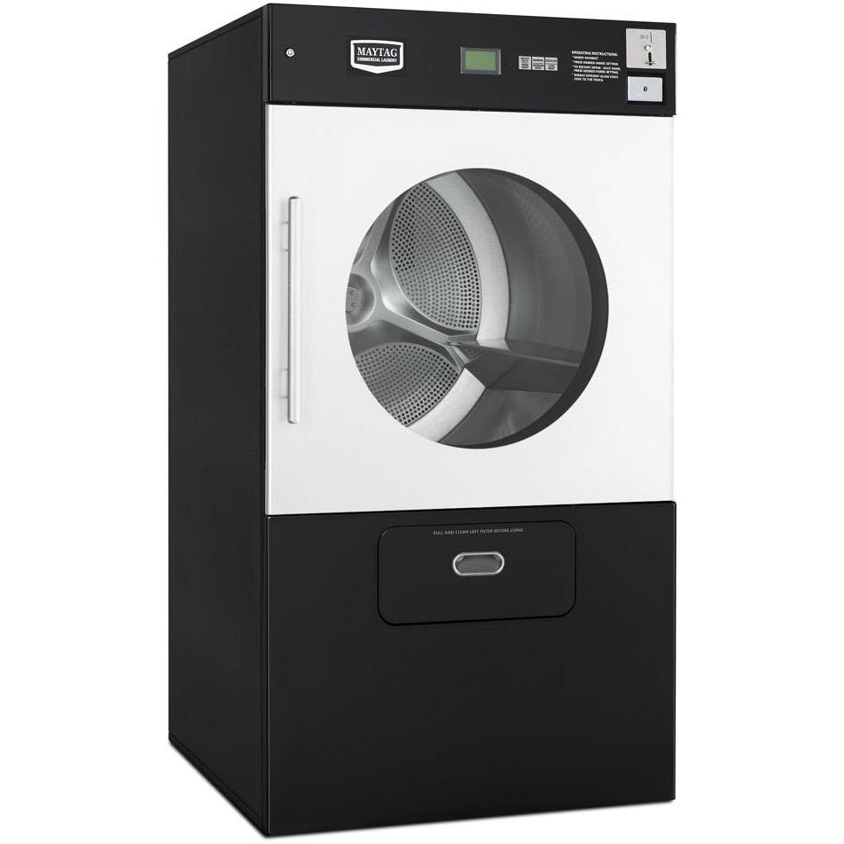  Maytag Commercial Laundry Multi-Load Gas Front Loading Commercial Dryer MDG78PDBWW IMAGE 2