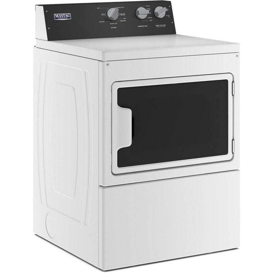 Maytag Commercial Laundry 7.4 cu. ft. Electric Dryer with Intellidry® Sensor MEDP586KW IMAGE 2