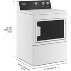  Maytag 7.4 cu. ft. Electric Dryer with Intellidry® Sensor YMEDP586GW IMAGE 14